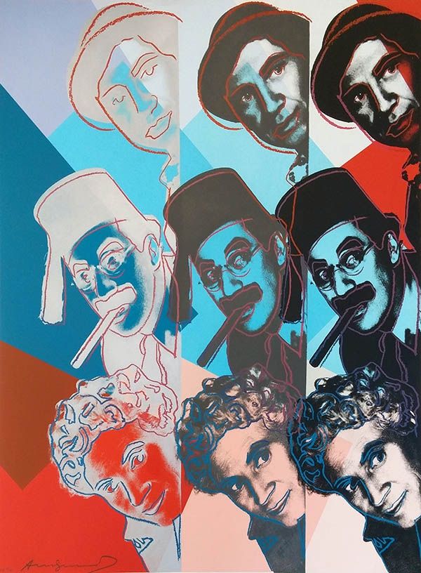 Serigrafía Warhol - THE MARX BROTHERS FS II.232