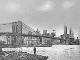 Serigrafía Walker - The Morning After – Brooklyn Bridge – Special Edition
