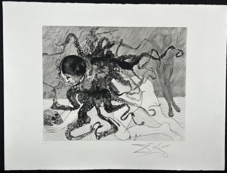 Grabado Dali - The Mythology Medusa