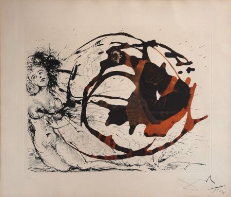 Grabado Dali - The Mythology The Milky Way