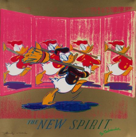 Serigrafía Warhol - The New Spirit, from Ads