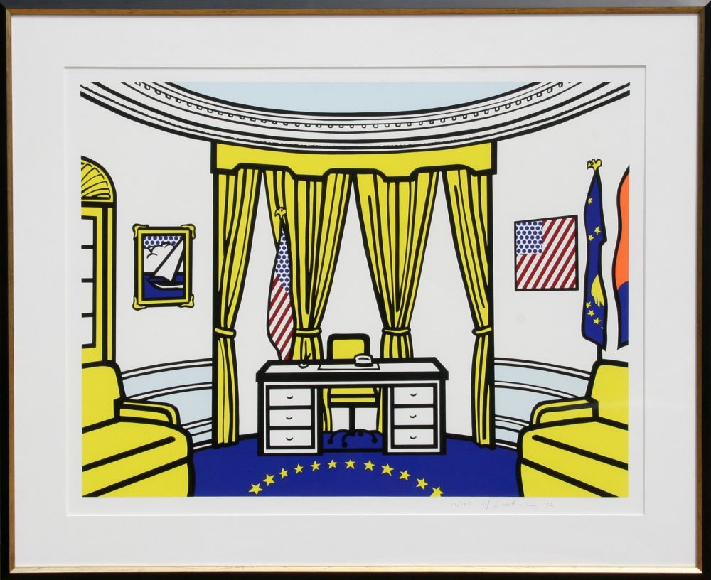 Serigrafía Lichtenstein - The Oval Office