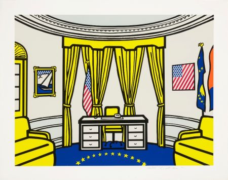 Serigrafía Lichtenstein - The Oval Office