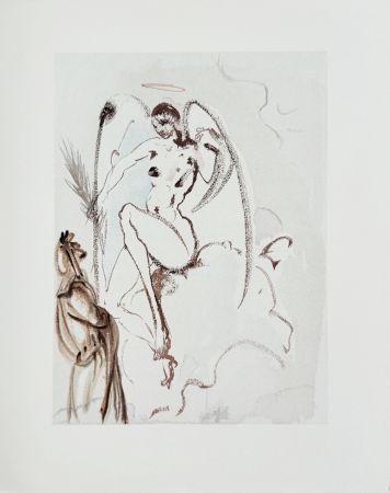 Grabado En Madera Dali - The Paradise, Canto 31 - The Archangel Gabriel