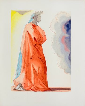 Grabado En Madera Dali - The Paradise, Canto 32 - Preparation for Final Prayer