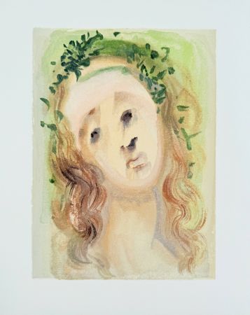 Grabado En Madera Dali - The Paradise, Canto 32 - Preparation for Final Prayer