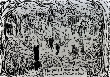 Litografía Kaga - The party I never went to...