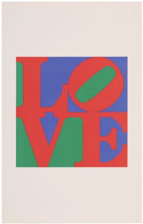Litografía Indiana - The Philadelphia Love, 1975 - Hand-signed Portfolio