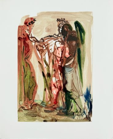 Grabado En Madera Dali - The Purgatory, Canto 11 - The Proud Ones