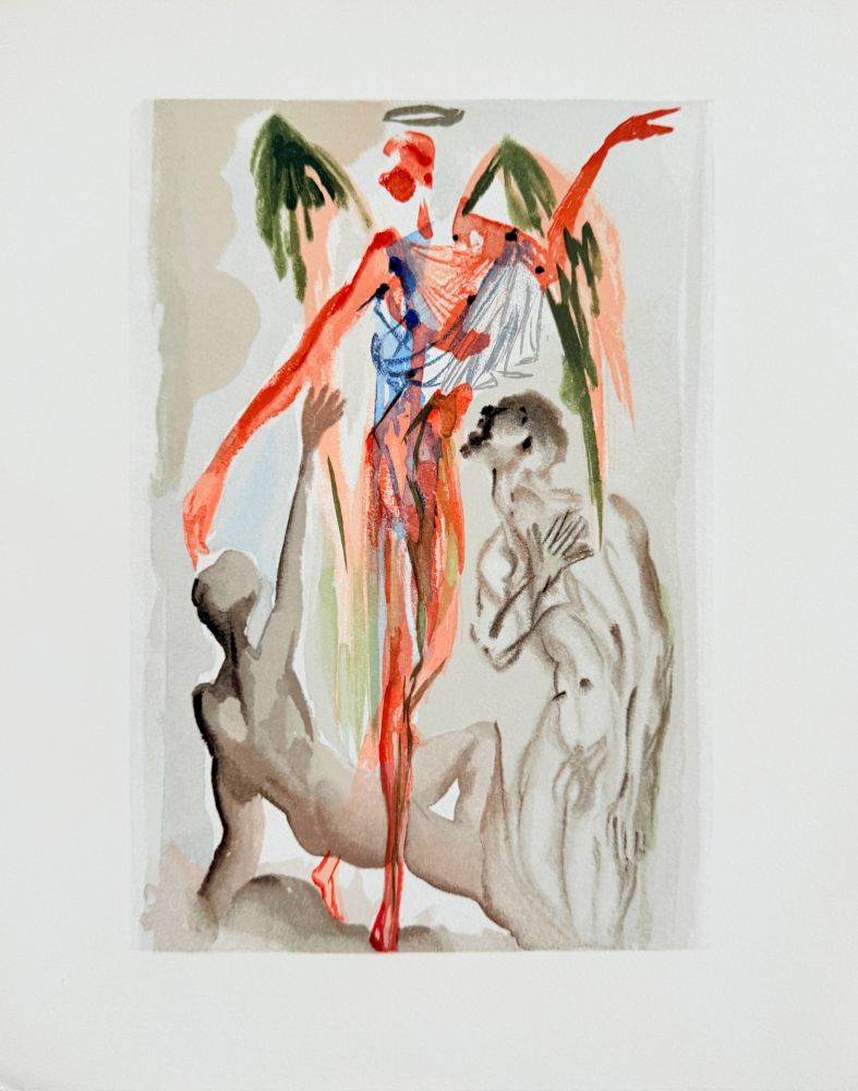 Grabado En Madera Dali - The Purgatory, Canto 32 - The Barthly Paradise