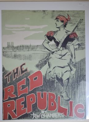 Litografía Chambers - The Red Republic