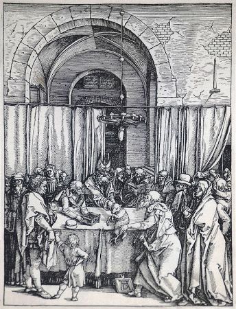 Grabado En Madera Durer - The Rejection of Joachim's Offering (The Life of the Virgin), c. 1504