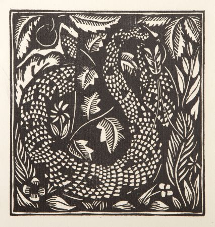 Grabado En Madera Dufy - The Serpent