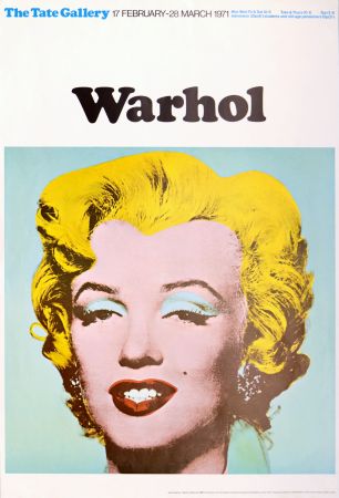 Litografía Warhol - The Tate Gallery - Marilyn Monroe, 1971.
