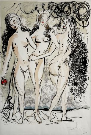 Litografía Dali - The Three Graces