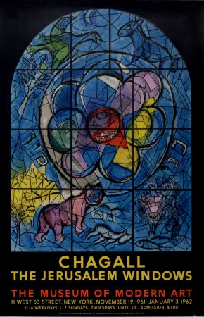 Litografía Chagall (After) - The Windows of Jerusalem, 1961