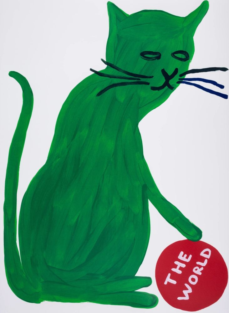 Litografía Shrigley - The World
