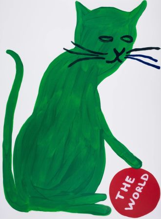 Litografía Shrigley - The World