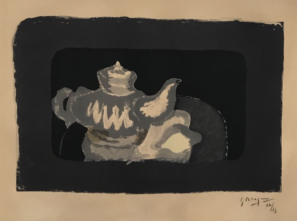 Litografía Braque - Theiere Grise (Gray Teapot)