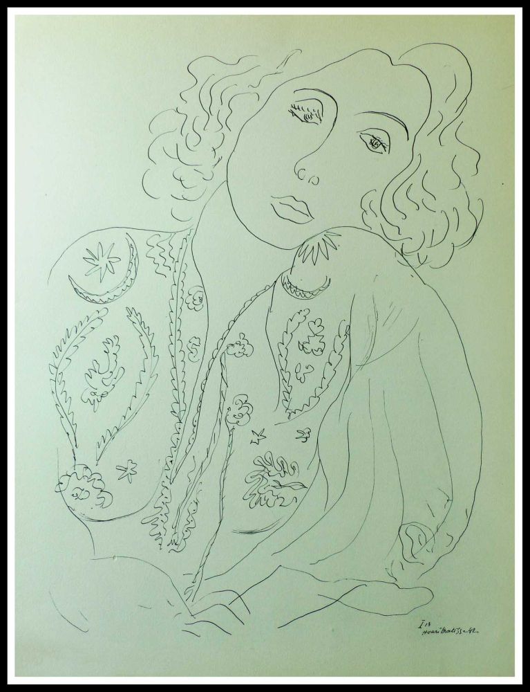 Litografía Matisse (After) - THEMES & VARIATIONS I