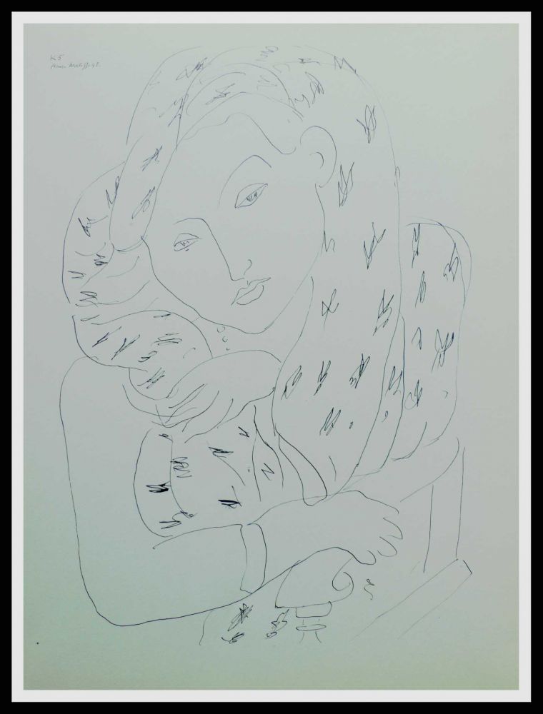 Litografía Matisse (After) - THEMES & VARIATIONS V