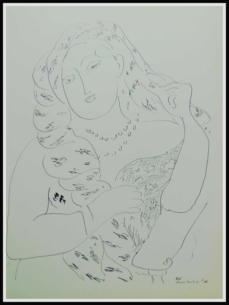 Litografía Matisse (After) - THEMES & VARIATIONS VI
