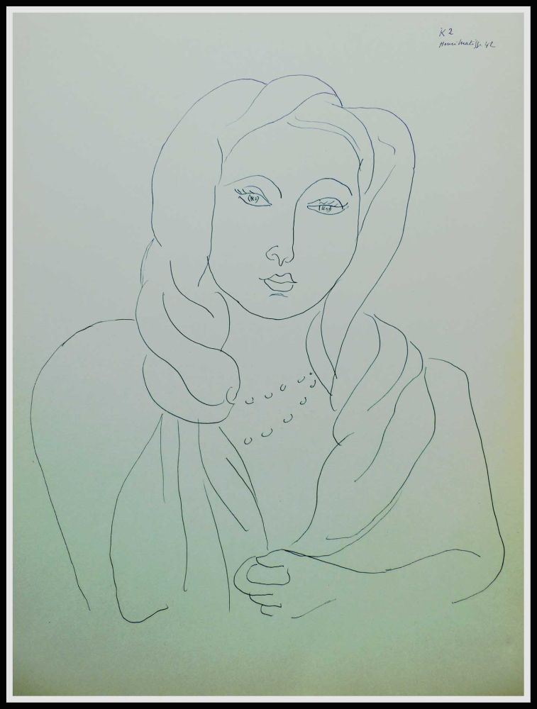 Litografía Matisse (After) - THEMES & VARIATIONS VII