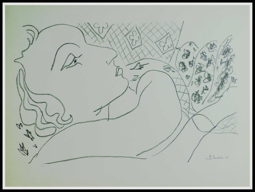 Litografía Matisse (After) - THEMES & VARIATIONS X