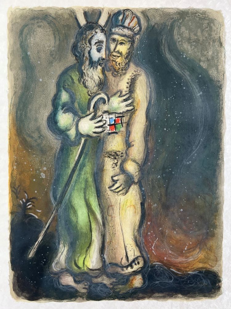 Litografía Chagall - Then the Lorde sayde unto Aaron ... - The Story of Exodus