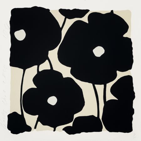 Serigrafía Sultan - Three Poppies (Black)