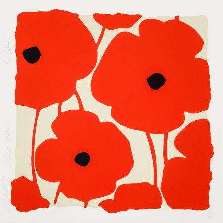 Serigrafía Sultan - Three Poppies (Red)