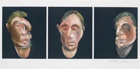 Litografía Bacon - Three Studies for a Self Portrait