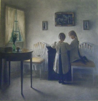 Manera Negra Ilsted - To legende smaapiger - Two little girls playing