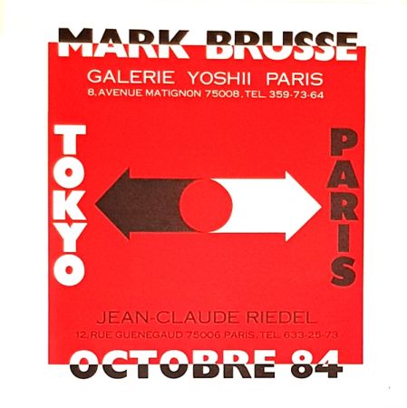 Litografía Brusse - Tokyo  Paris  
