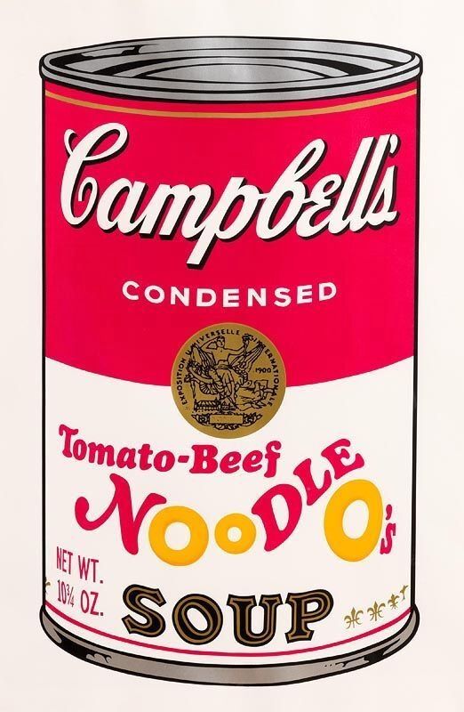 Serigrafía Warhol - Tomato-Beef Noodle O’s (FS II.61)