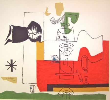 Litografía Le Corbusier - Totem