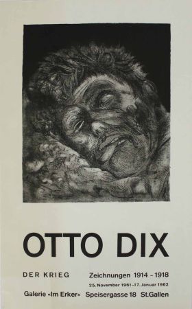 Litografía Dix - Toter (St. Clément) [Dead Man (St. Clément)]