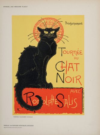Litografía Steinlen - Tournée du Chat Noir, 1897