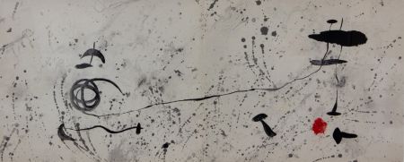 Litografía Miró - TRACE SUR L'EAU