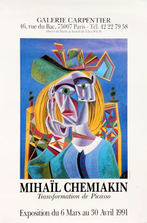Cartel Chemiakin - Transformation de Picasso