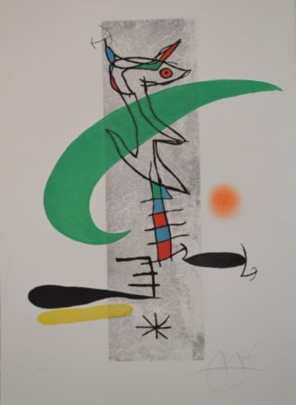 Aguafuerte Y Aguatinta Miró - Translunaire - D659