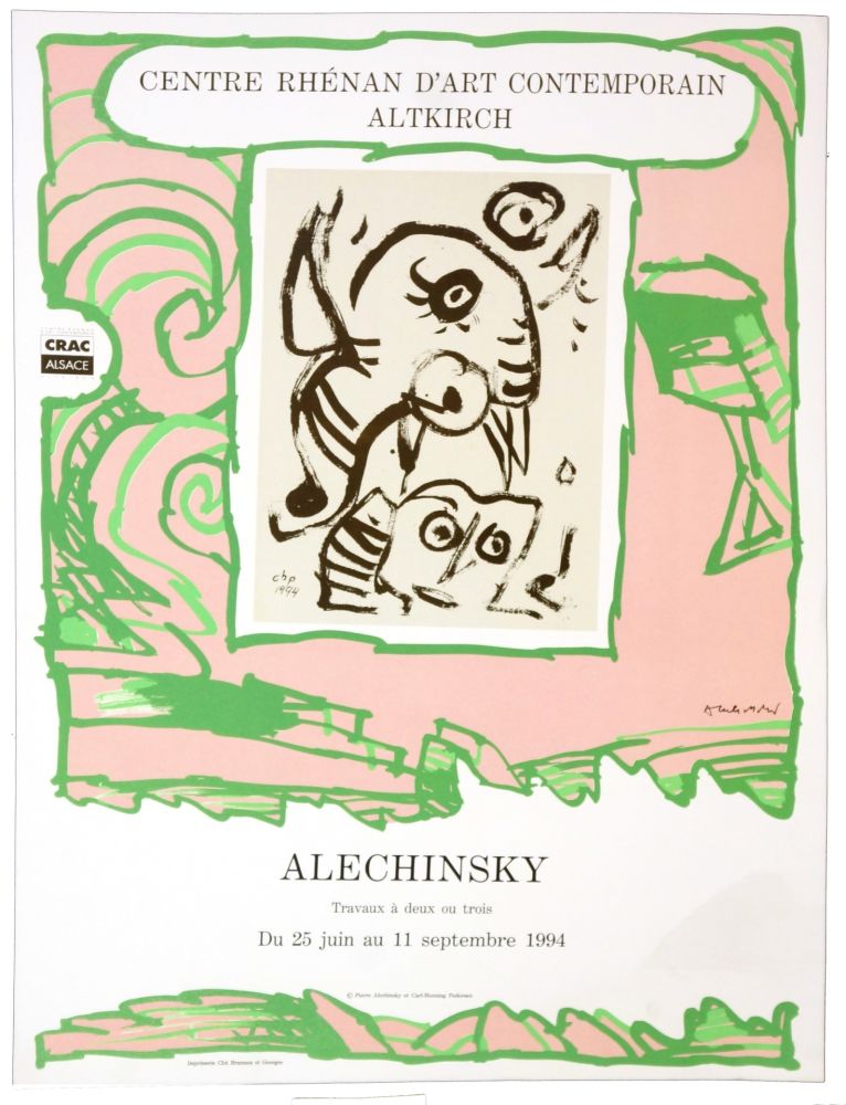 Cartel Alechinsky - Travaux a deux ou trois 