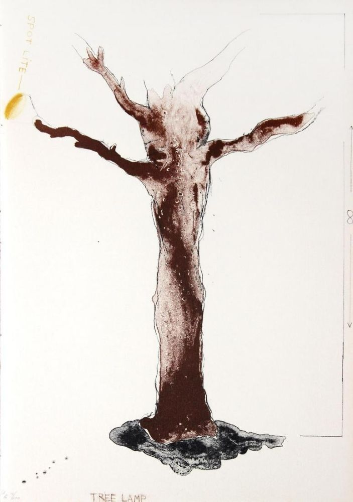 Litografía Dine - Tree Lamp