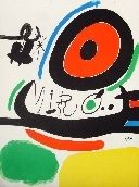 Litografía Miró - Tres Libres