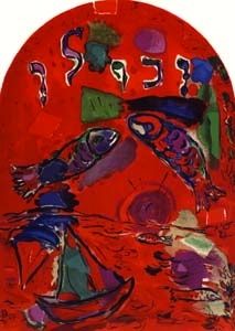 Litografía Chagall - Tribu de Zabulon