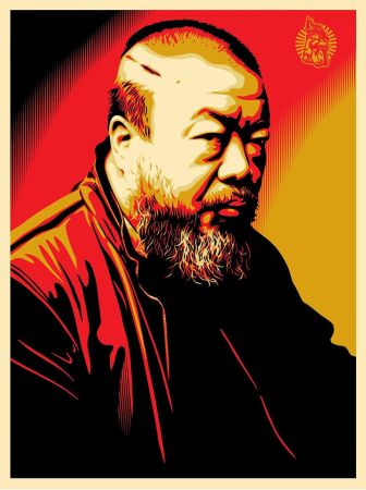 Serigrafía Fairey - Tribute to Ai Weiwei