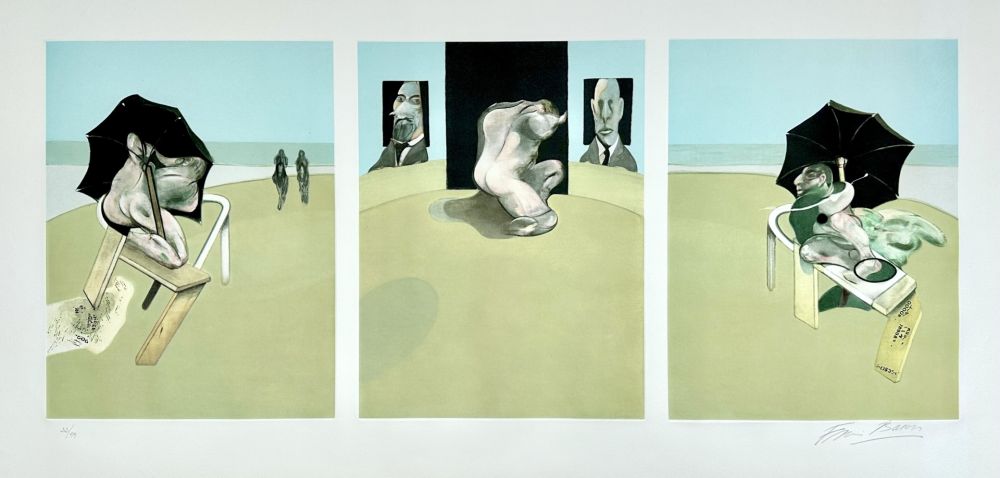 Aguafuerte Y Aguatinta Bacon - Triptych 1974-1977