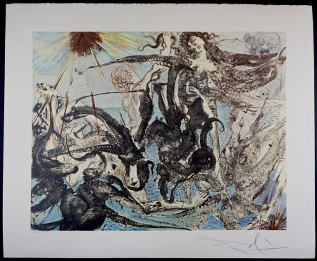 Litografía Dali - Triumph of The Sea