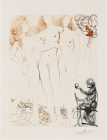 Aguafuerte Dali - Trois Graces