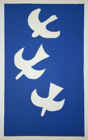 Litografía Braque - Trois Oiseaux